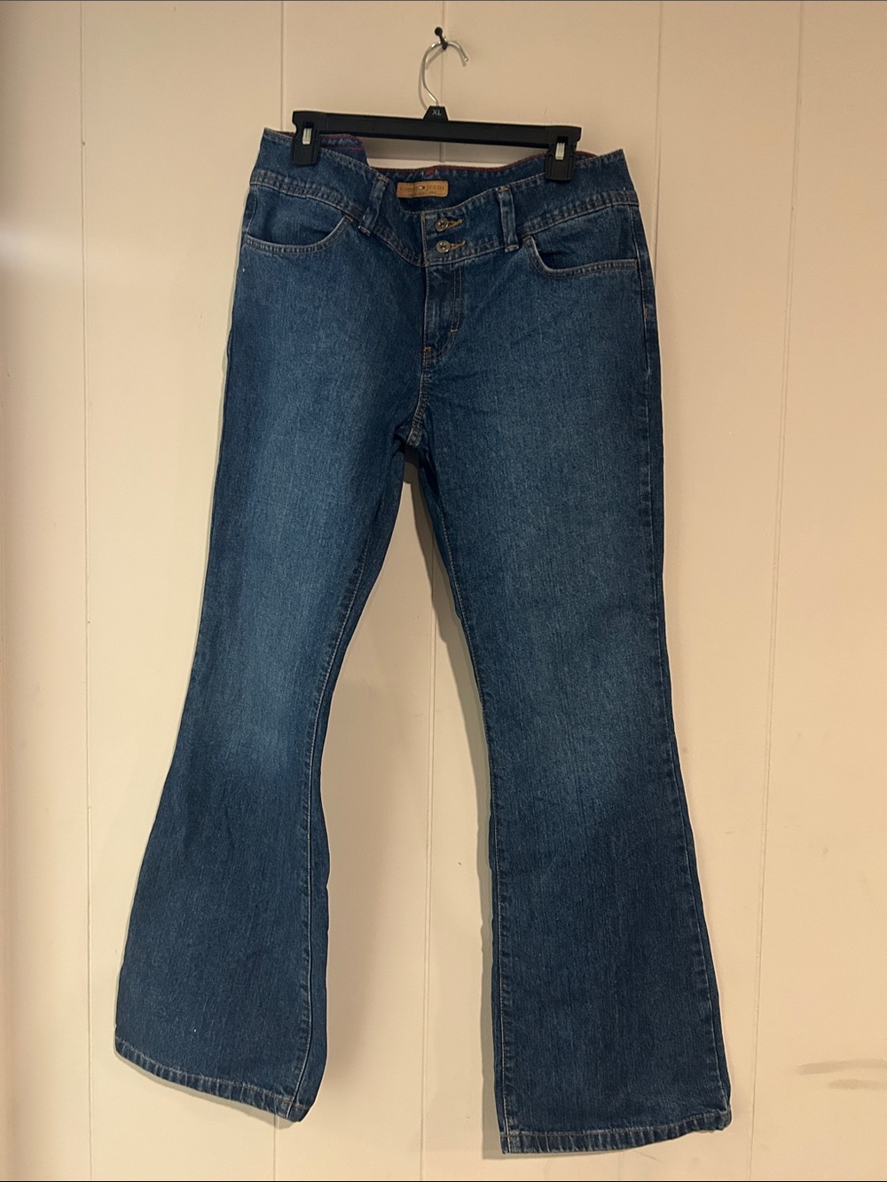 Y2K Tommy Hilfiger Medium Blue Flare Jeans